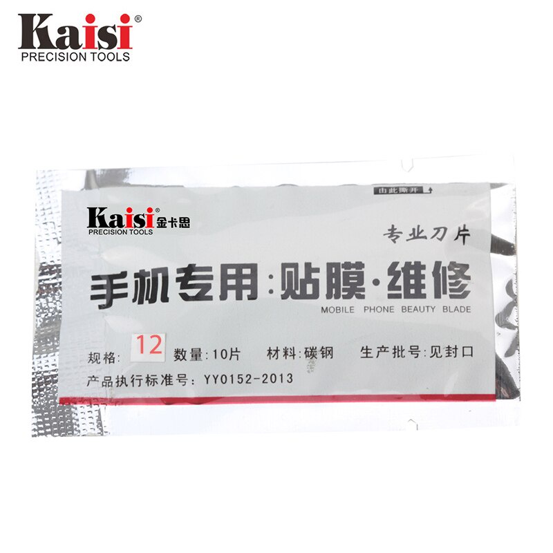 Kaisi 4 6 12 10 Cái / bộ Lưỡi Thép Chính Xác Khắc Thủ Công Điêu Khắc Dao Scalpel Dụng Cụ Cắt Để Sửa Chữa PCB