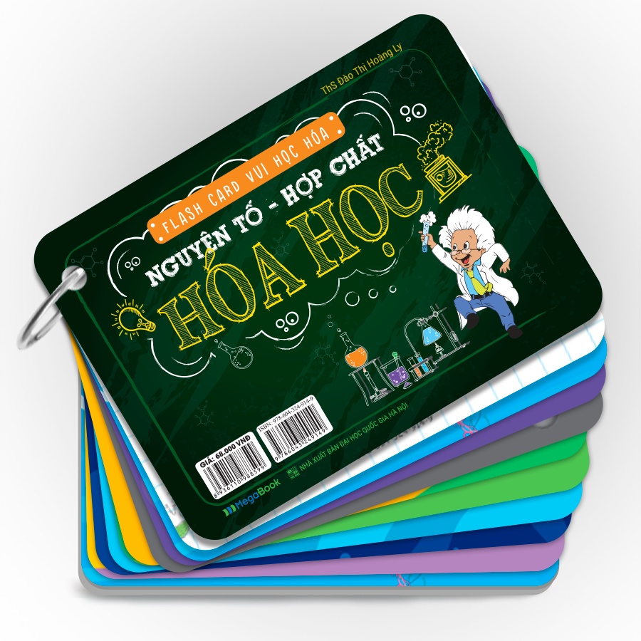 Ảnh Sách FlashCard Học Nguyên Tố Hợp Chất Hóa Học - Thẻ học hóa thông minh 1