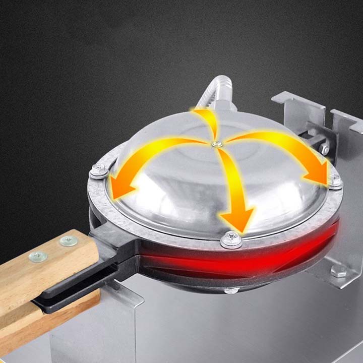 Khuôn làm bánh gà non 1400W gia nhiệt kép 2 mặt, chống dính teflon siêu bền