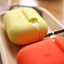 Vỏ silicon họa tiết vải thiều cho tai nghe AirPods 3/Pro/2, tương thích Apple, gencase