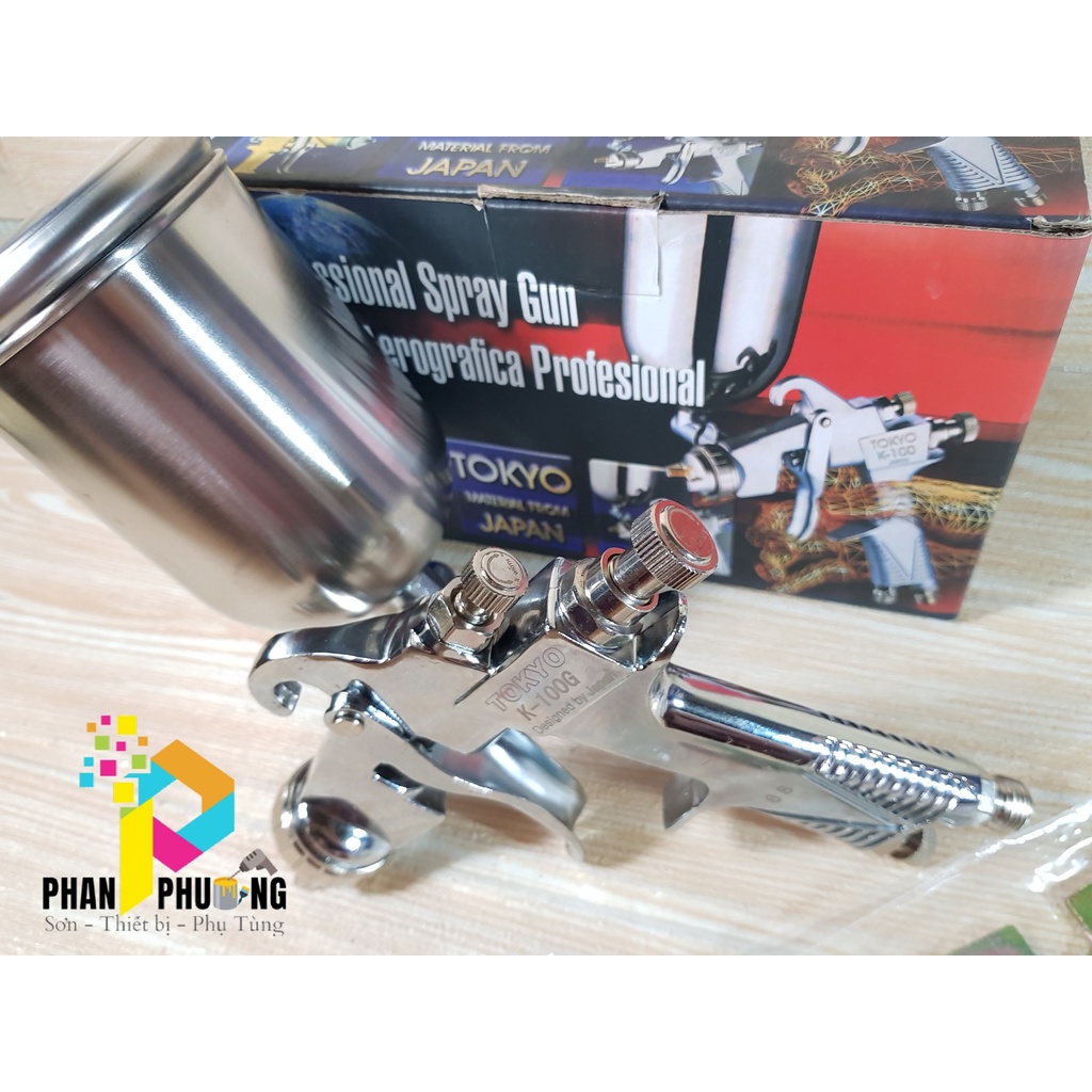 VÍT TUA LÊ/ SÚNG PHUN SƠN K-1009 _ Ø 1.3 PROFESSIONAL SPRAY GUN _ CONVENTIONAL GUN _ K100G (TOKYO)