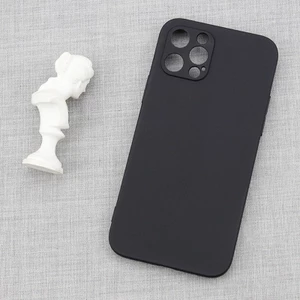 Ốp lưng Iphone đen silicon dẻo cạnh vuông cho iphone 7/7plus/8/8plus/x/xr/xs/11/12/pro/max/plus/promax