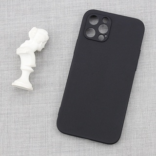 Ốp lưng iphone silicon dẻo cạnh vuông thẳng đen IP12 7plus/8/8plus/x/xs/11/12/13/14/15/16/pro/max/plus/promax