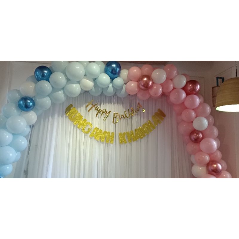 Chữ cái ghép tên bằng giấy xốp kim tuyến trang trí sinh nhật, họp lớp, làm bảng tên - Kemshop K174