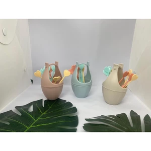 Bộ xiên hoa quả bằng nhựa hình trái tim,rĩa ăn trái cây cao cấp 3399 aladanh-net-vn nĩa trái tim