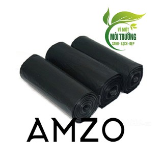 AMZO_COMBO 19 CUỘN ĐỰNG RÁC TỰ PHÂN HỦY SINH HỌC NHIỀU MÀU LOẠI TRUNG 55X65CM