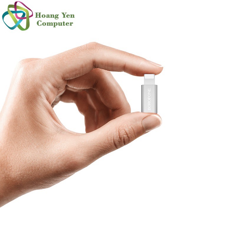 Đầu Chuyển Cho Cáp Sạc Borofone Micro Usb ra Type C / Light-ning - BH 12 Tháng Chính Hãng - Hoàng Yến Computer