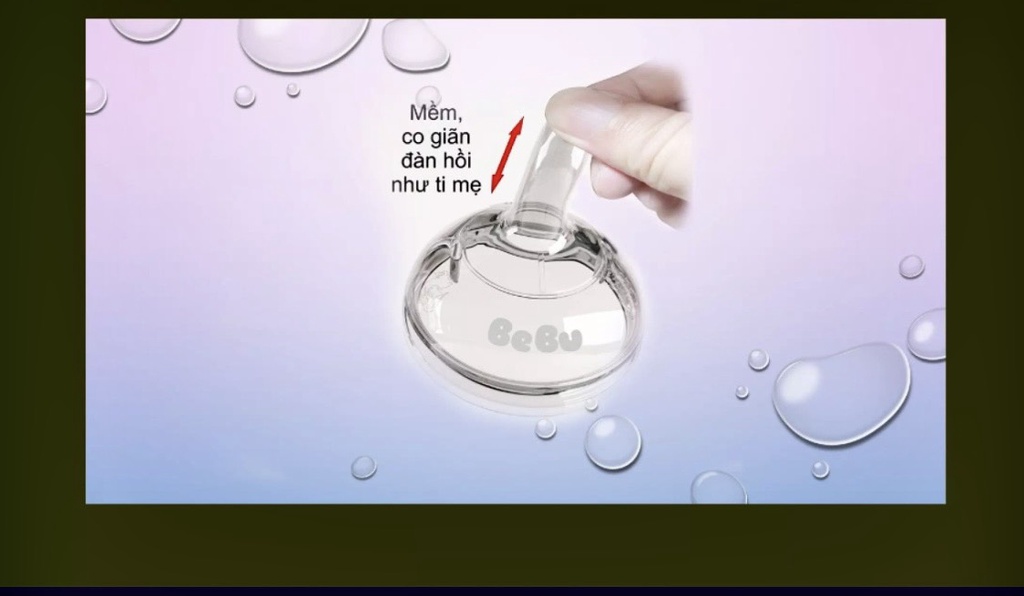 Mô tả Núm TY dành cho Bình sữa BEBU cổ rộng - 5