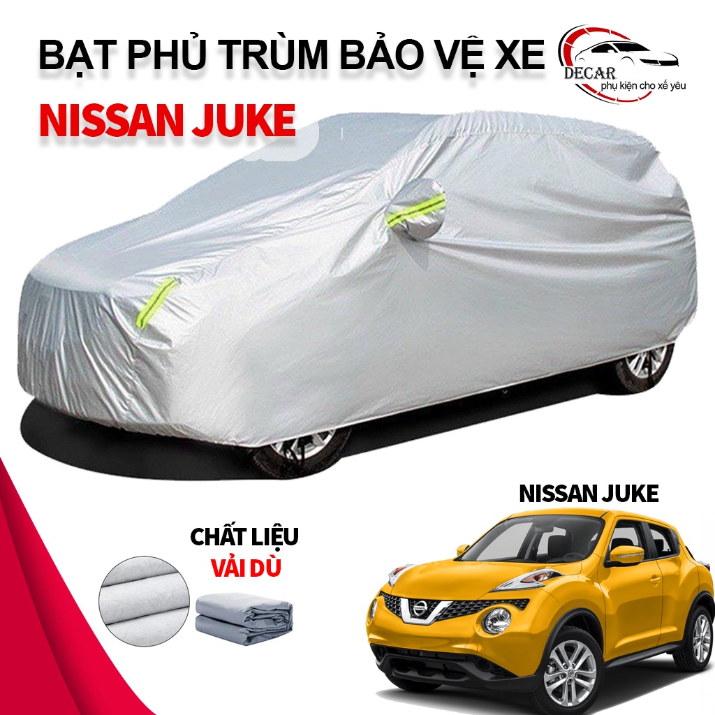 Bạt vải dù oxford bảo vệ xe ô tô, áo trùm oto chống nắng nóng, mưa cho xe Nissan Juke