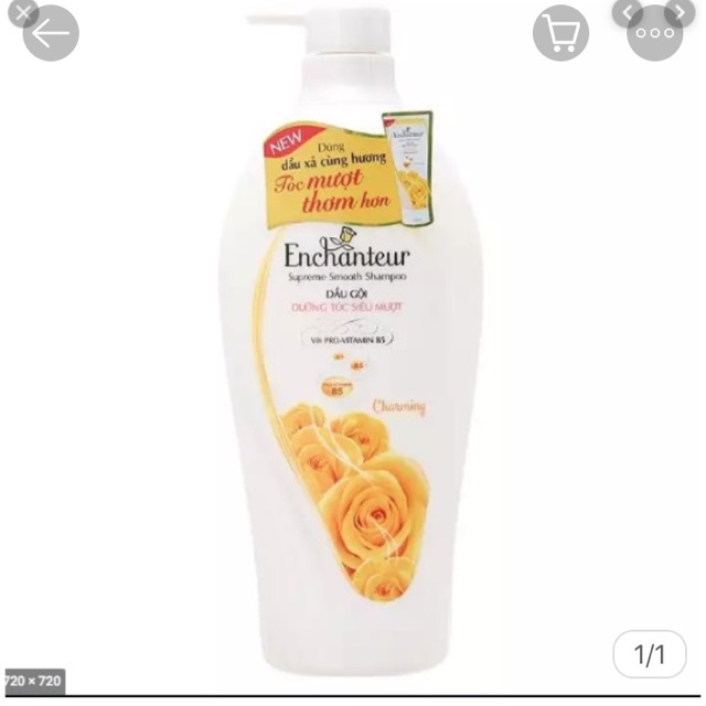 Dầu gội dưỡng tóc siêu mượt Enchanteur Deluxe Charming 650g