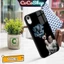 Ốp iphone in hình cực đẹp siêu bền chống sốc va đập - Cô gái cá tính cách điệu hoa hồng xanh
