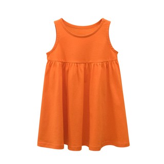 (27hom kids) Váy thun bé gái, đầm suông trẻ em hàng chính hãng** Maruka Fashion