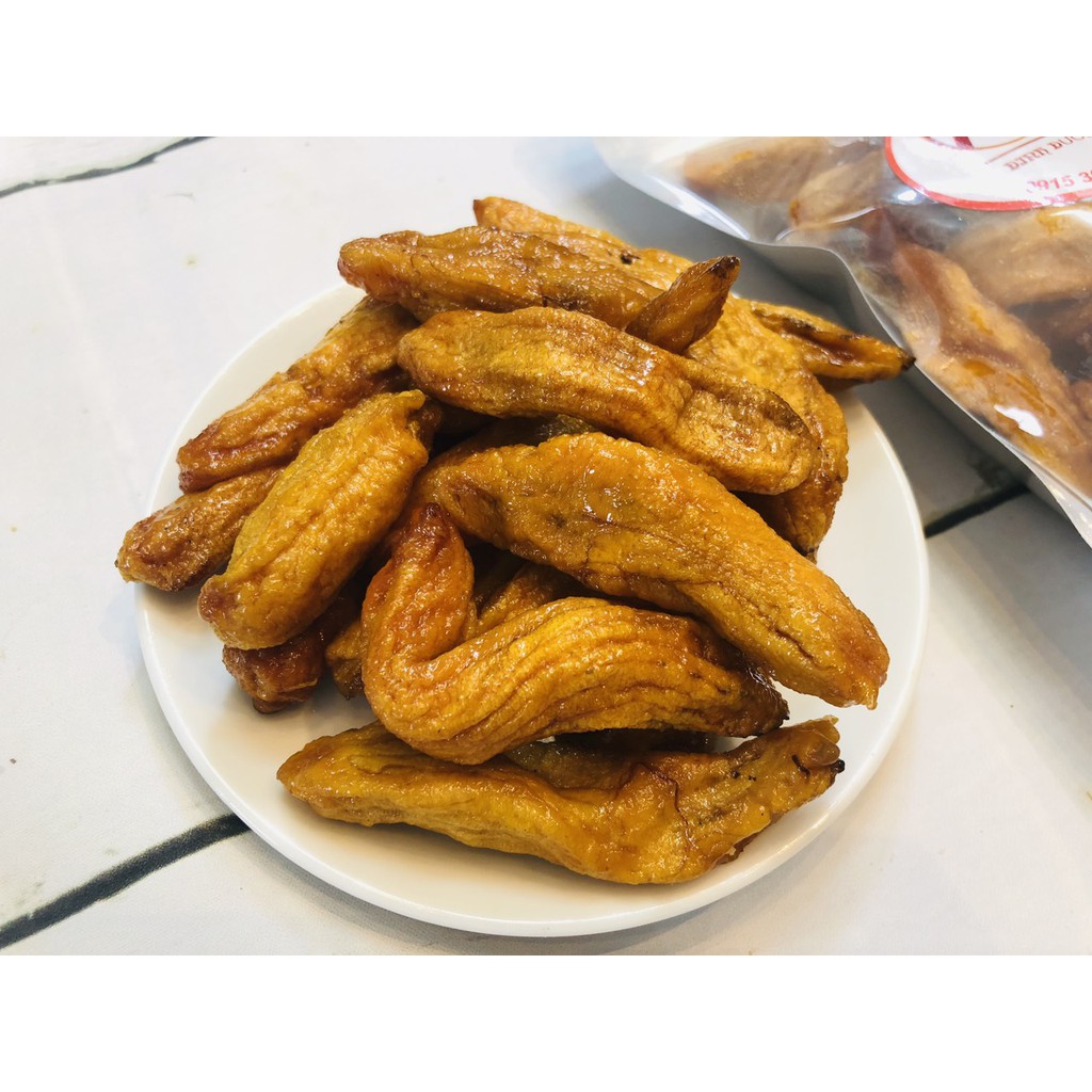 1kg chuối ép sấy dẻo không vỏ thơm ngon