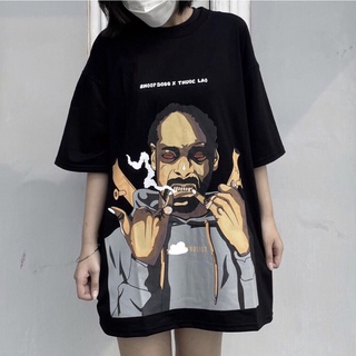 Áo thun nam nữ form rộng Áo Snoop Dog chipgenz, áo phông freesize tay lỡ basic thời trang