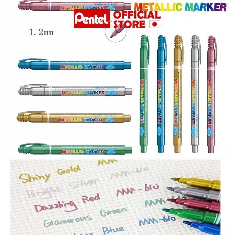 Bút nhũ Simbalion MM610 1.2mm 5 màu lựa chọn an toàn sử dụng