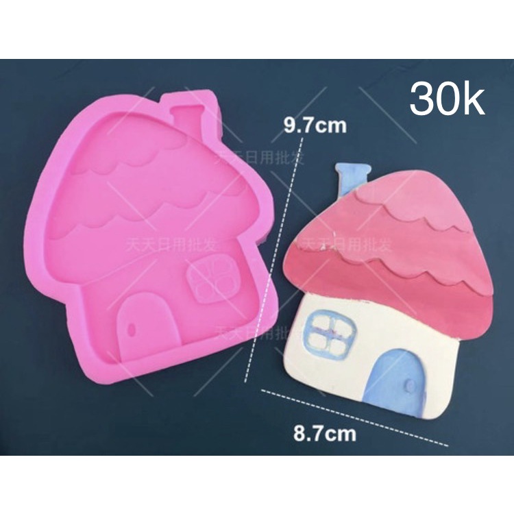 Khuôn silicon ngôi nhà nhỏ