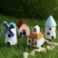 Mini Phong Cảnh Cabin Lâu Đài Sinh Thái Chai Trang Trí Trang Trí Làm Vườn Rêu Nhựa Thủ Công DIY Thịt Sáng Tạo Trang Trí
