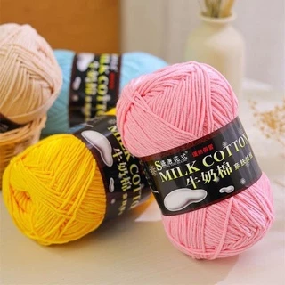 Len Milk Cotton 125gram full màu