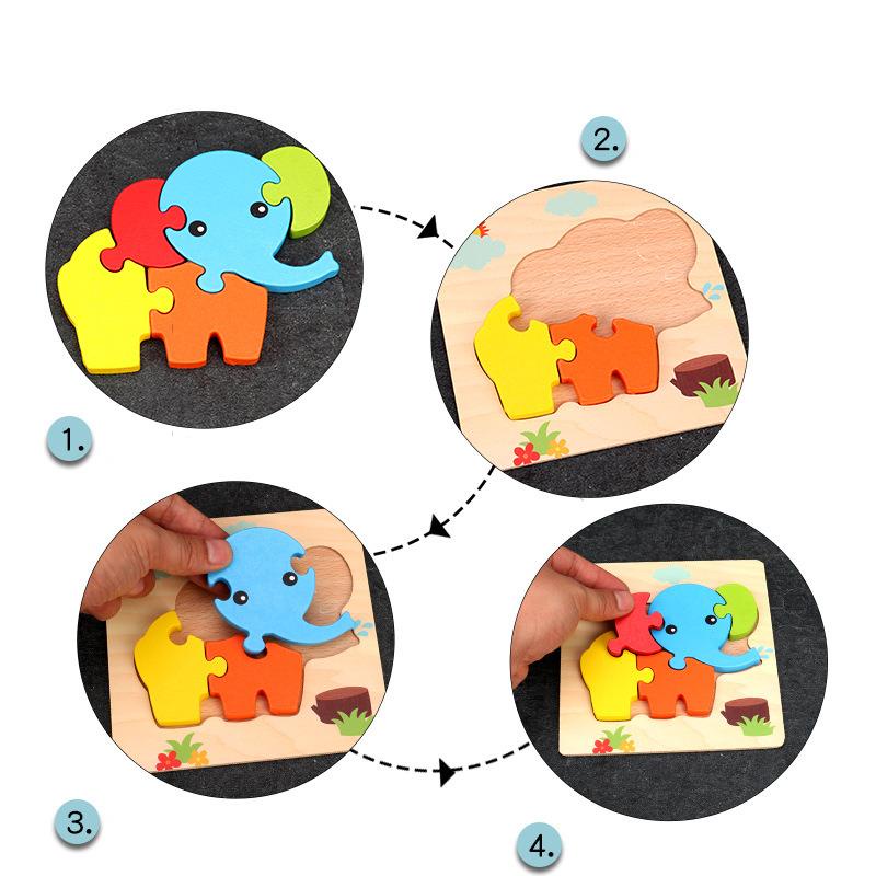 Tranh Ghép Hình Xếp Hình Đồ Chơi Ghép Hình Gỗ NỔI 3D Bằng Gỗ Tranh Ghép Hình 3D Tranh Ghép Gỗ -Đồ Chơi Cho Bé PUKAPI