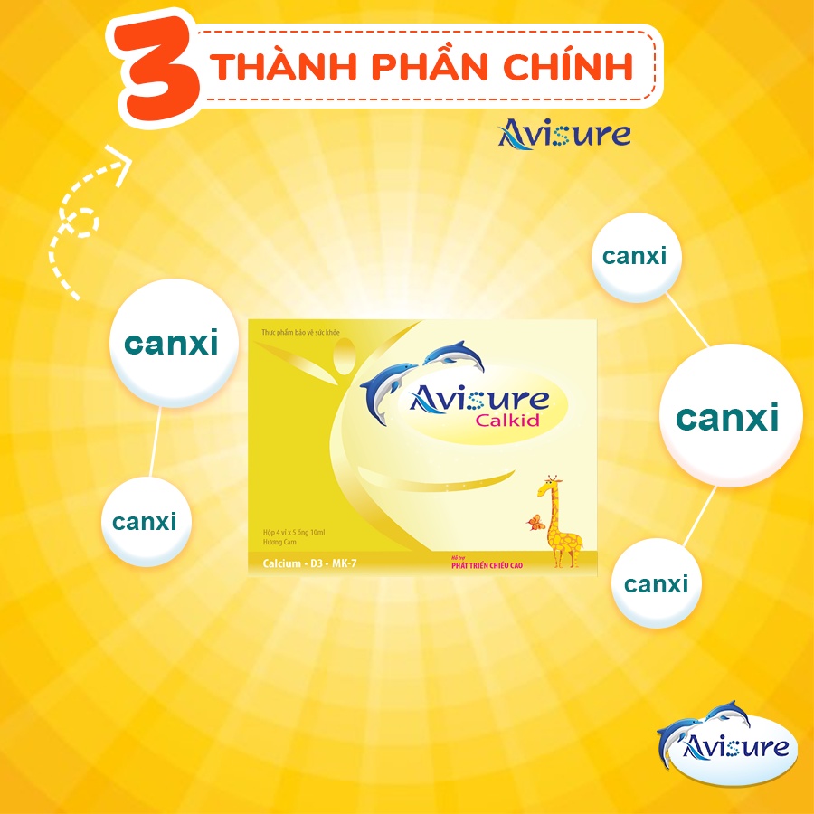 Ảnh Tích điểm đổi quà - Avisure Calkid canxi nano tự nhiên cho bé 30 ống 1
