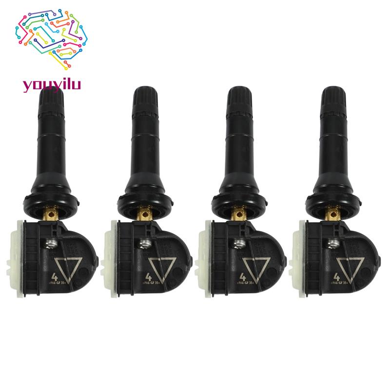 Capteurs Pression Pneus Cadillac Chevrolet FREAZE 4 Pièces 13589601 Adapté For Cadillac CT6 XT5 SRX Chevrolet Aveo Malibu Adapté For Buick Enclave Opel Système De Capteur De Surveillance De La Pression Des