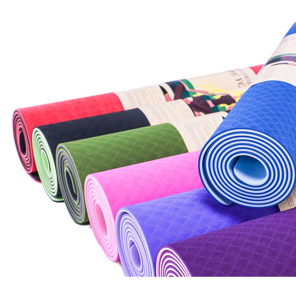 Mô tả Thảm Tập Yoga TPE 6mm 2 Lớp Đại Nam Sport Hàng Loại 1+ Tặng Kèm Túi Và Dây Buộc - 2