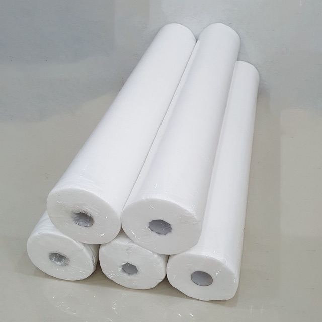Cuộn vải không dệt lót giường dùng 1 lần trong Spa(50 tấm) 0,8 x 1,8m