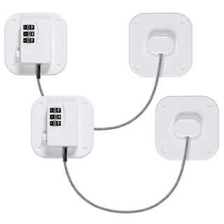 [Còn hàng] Khóa tủ lạnh NOOKSTORY Tủ quần áo trượt bảo vệ trẻ sơ sinh có chìa khóa kim loại hoặc khóa mã hóa