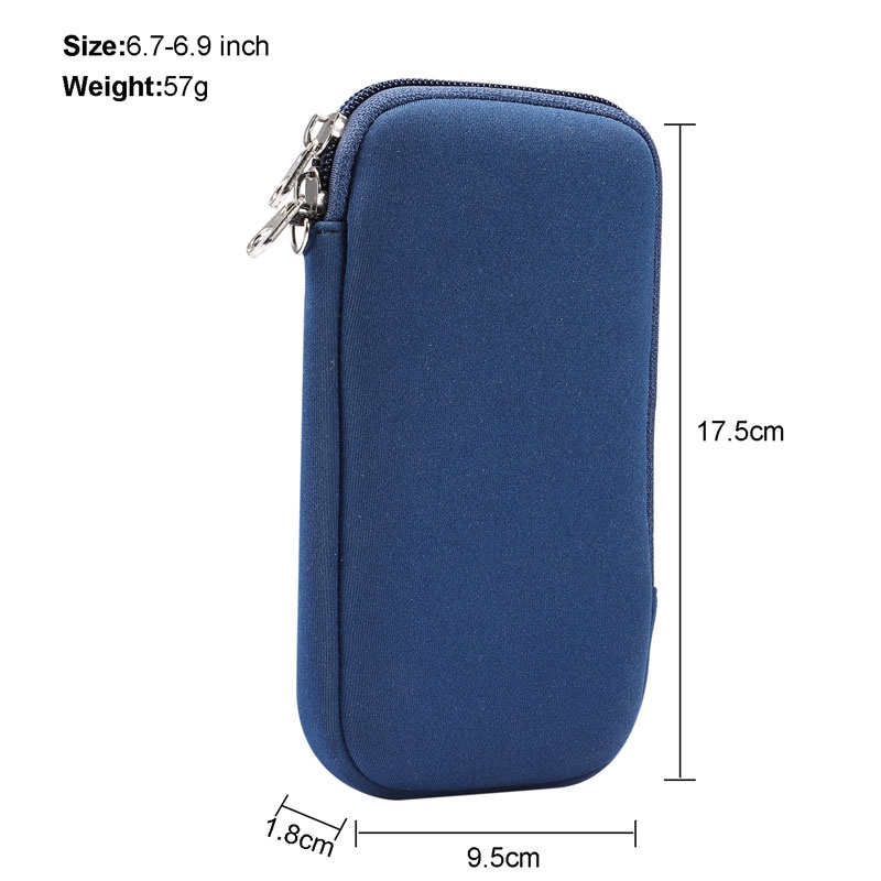 Túi đựng điện thoại chống nước đa năng 4,7-7,2 '' cho iPhone Vỏ điện thoại chống sốc có dây đeo vai