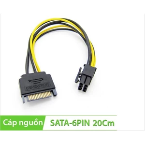 Cáp chuyển nguồn Sata thành 6 chân cắm VGA