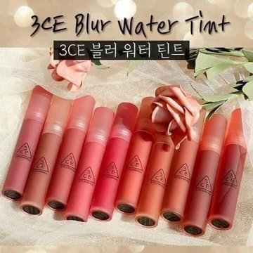 Son Tint 3 CE Blur Water Tint Son Kem Siêu lì Không Lem khẩu trang không trôi Sepia