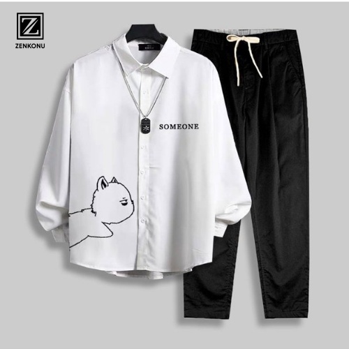 Bộ Quần Áo Nam Áo Sơ Mi Dài Tay Quần Kaki Basic Có Túi Trẻ Trung Thời Trang  Zenkonu So Mi Nam 023 + Quan Nam 060 | Shopee Việt Nam