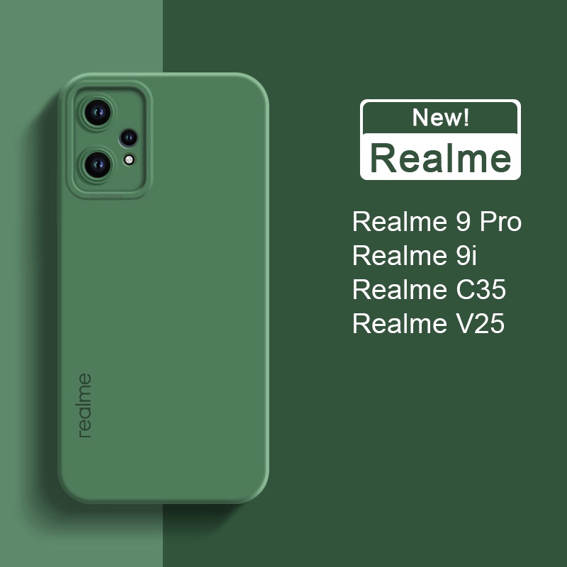Ốp Điện Thoại Silicon Mềm Bảo Vệ Camera Chống Sốc Cho OPPO Realme 9 Pro Plus 9i C35 V25 C35 C31 C21Y C25 Narzo 50A Prime