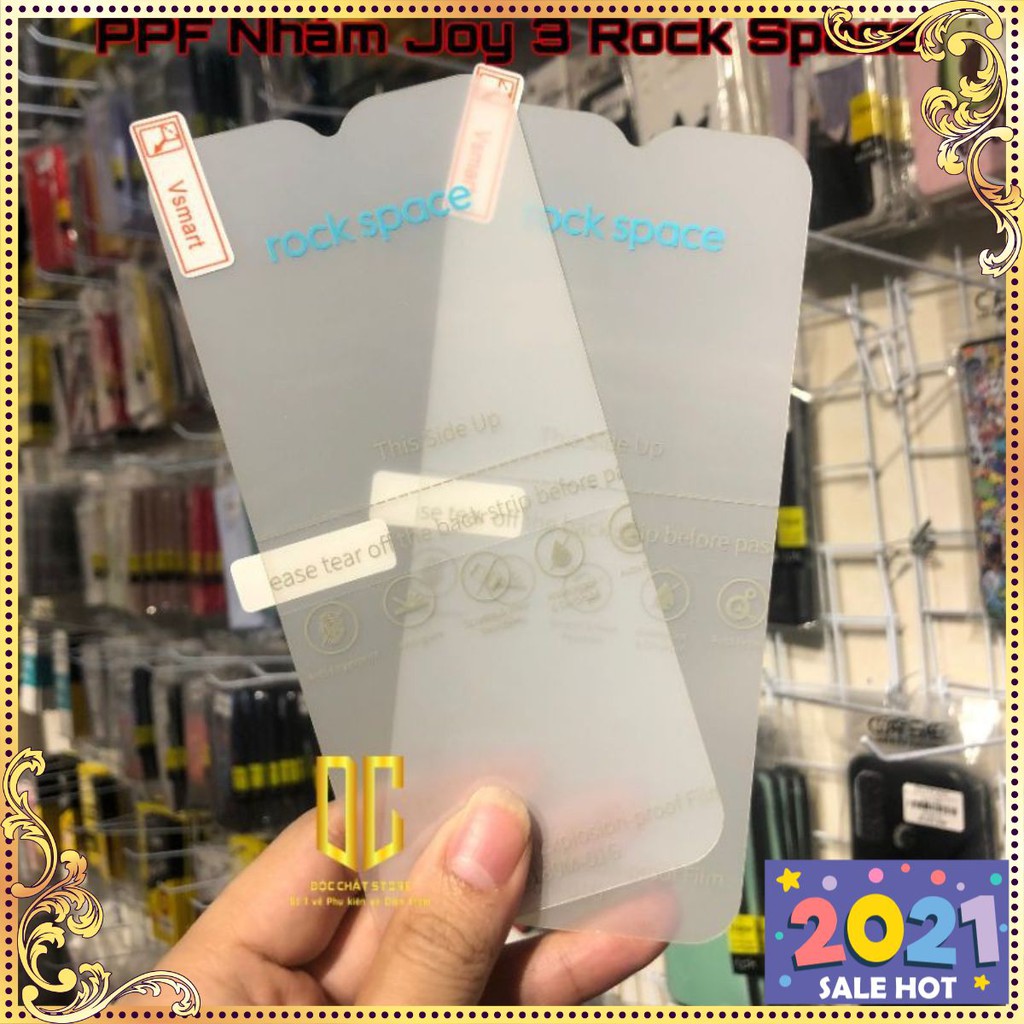 Mặt Trước - Cường lực PPF Rock Space nhám chống vân Vsmart Live/ Live 4/ Aris/ Aris Pro/ Active 3...