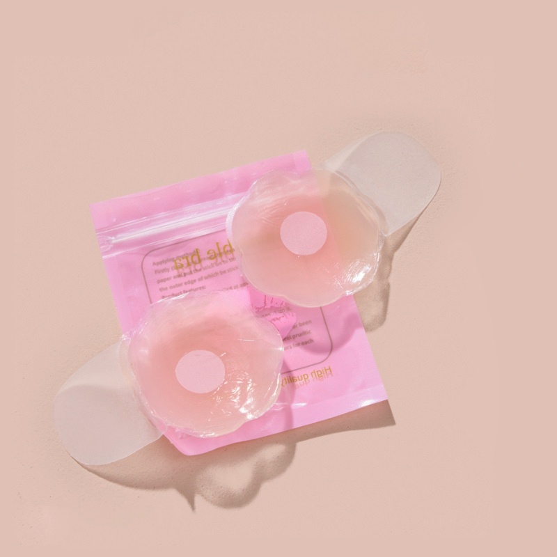 Miếng Dán Nâng Ngực Silicon UNDERCOOL Hình Hoa Dính Siêu Chắc Chống Chảy Xệ Cực Tốt  2 miếng (6,5cm) DT13