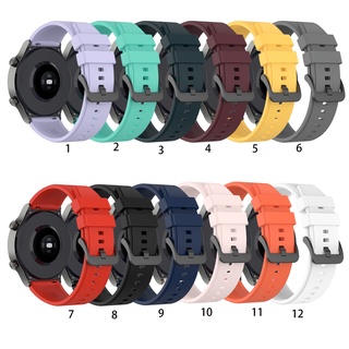 Dây Đeo 22mm Silicone Cho Đồng Hồ Thông Minh Huawei Watch GT6 GT5 GT4 46mm GT3 SE Gt 2 46mm Gt2 Pro Gt 2E /Buds