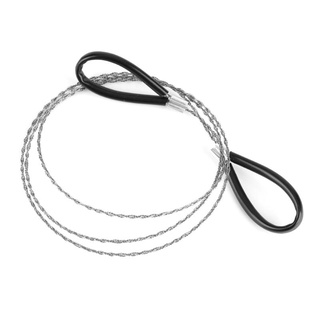 Dây xích cưa khẩn cấp thép không gỉ có tay cầm bằng nhựa chất lượng cao dụng cụ sinh tồn tiện lợi đa năng