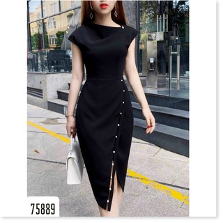ĐẦM UMI ĐÍNH CƯỜM 2 MÀU XINH XẮN,HỌA TIẾT TRƠN NHƯNG KHÔNG KÉM PHẦN SANG TRỌNG THỜI TRANG MỚI KME