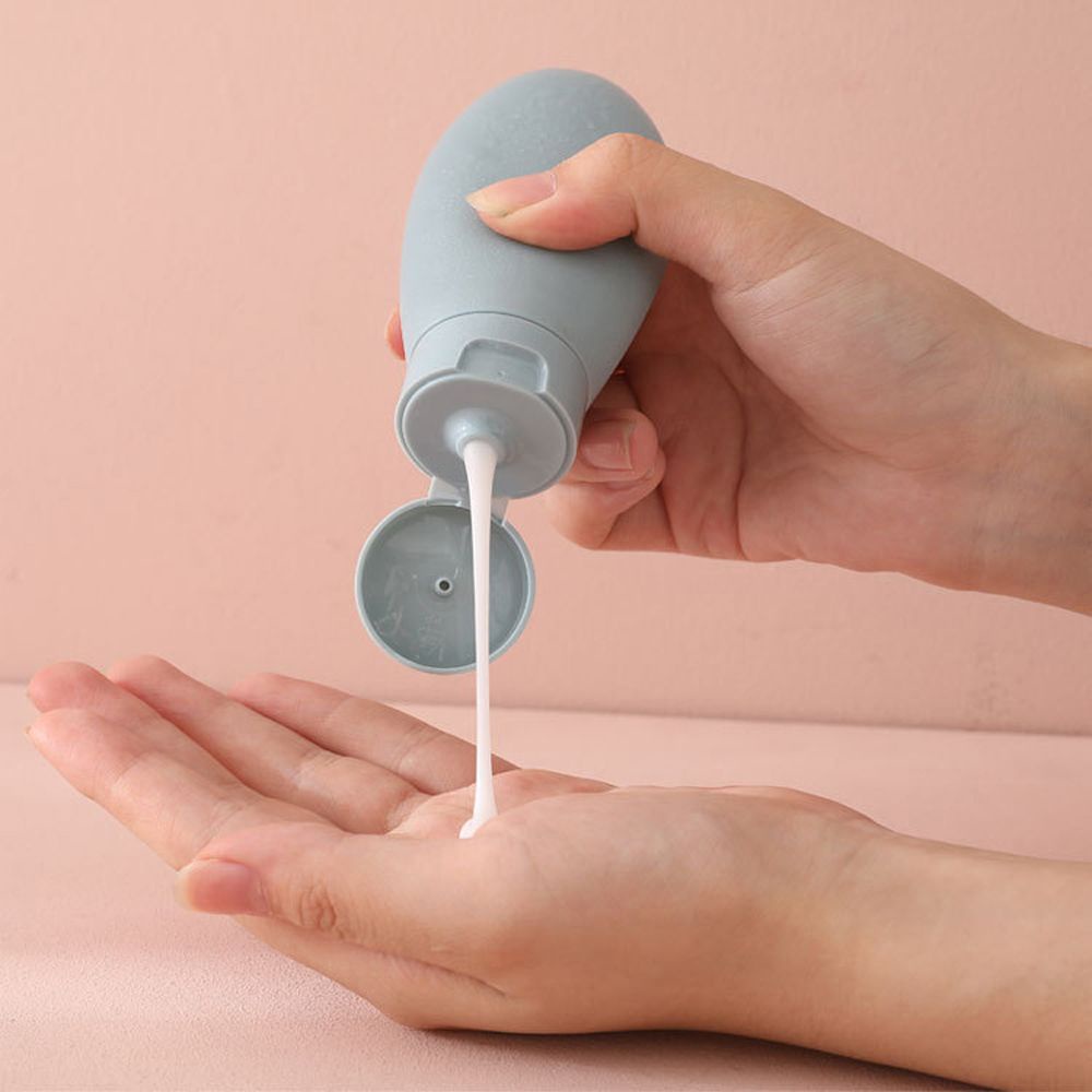 Set 3 chai lọ chiết mỹ phẩm du lịch bằng nhựa silicone nhiều màu tiện dụng