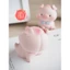 Mô hình heo lucky trái đào đeo nơ may mắn - size lớn