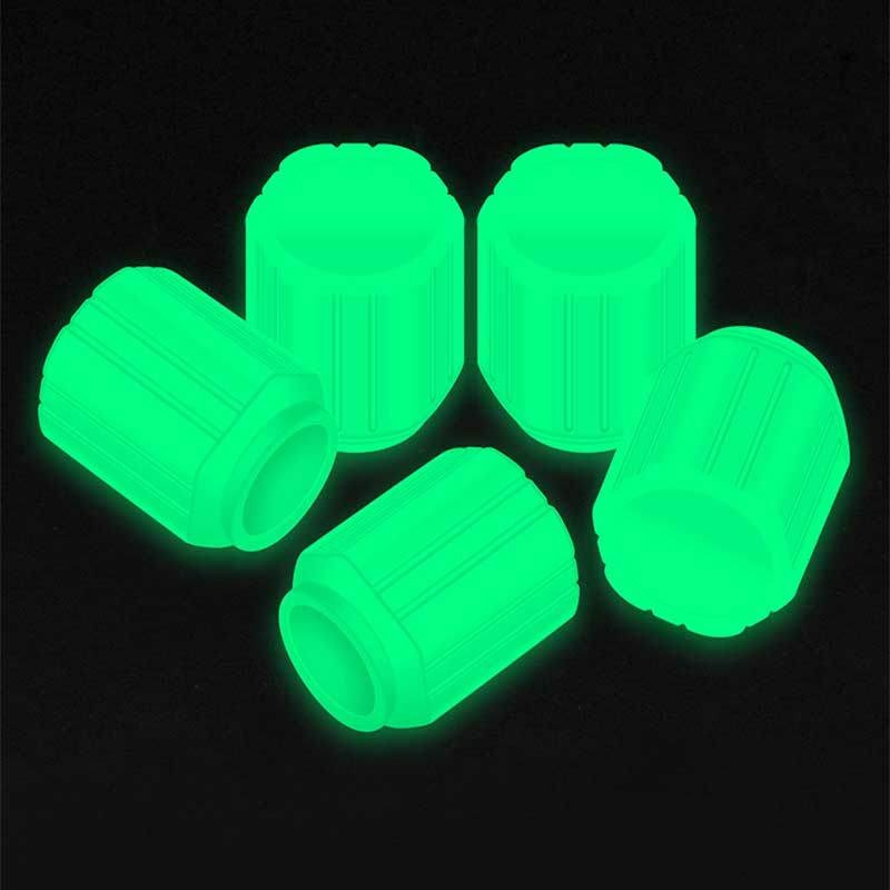Set 4 Nắp Van Lốp Xe Dạ Quang Thay Thế Cho Xe Máy Xe Đạp