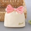 Mũ cotton in họa tiết chấm bi cho bé sơ sinh 0-3 tháng tuổi