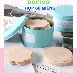 Miếng dán ti giấy , dán ngực Hộp 60 miếng chống lộ ti tiện lợi DOPICO D307