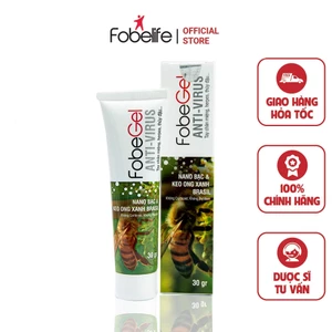 Gel Tái Tạo Anti Virus Fobe Hỗ Trợ Làm Lành Da Do Virus Gây Nên, Thủy Đậu N1
