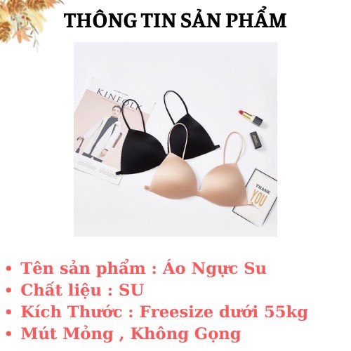 Áo Ngực Su Dây Mảnh , Áo Bra Mút Mỏng 818