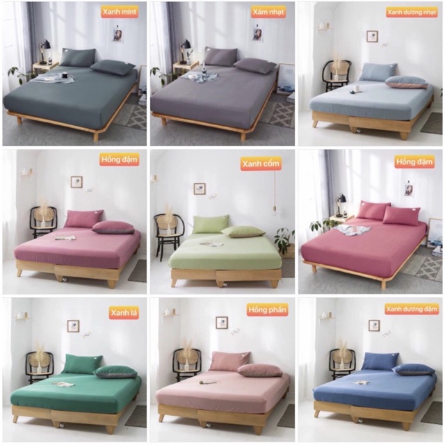 Ảnh Set 3 món Ga Gối Cotton Tici Bo Decor Nhập Khẩu Không bai xù Không phai màu 1