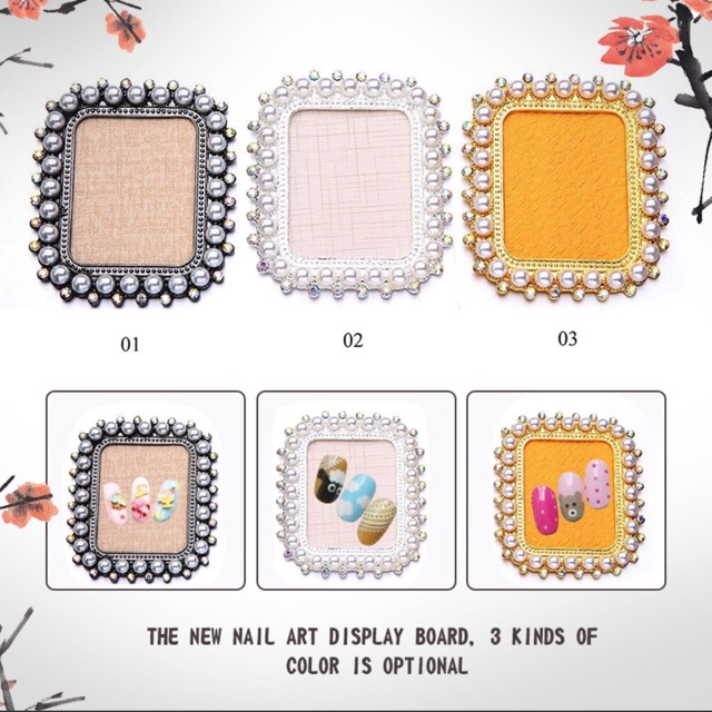 Khung ảnh ngọc Trai chụp mẫu làm nail