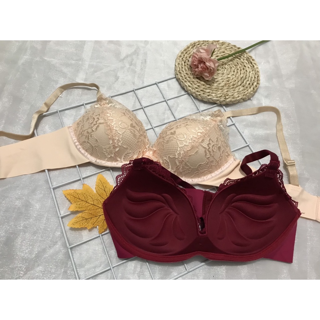 Áo Ngực Nữ Đẹp, Áo Lót Nữ Không Gọng Mút Vừa - Thương Hiệu 12H