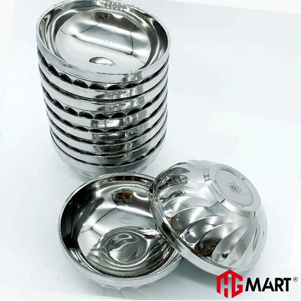 Ảnh Bát Xoắn Inox cách nhiệt chống nóng HG Mart [Bộ 10 bát] 4