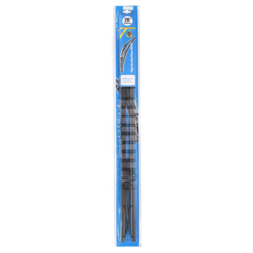 Combo 2 Gạt Mưa O Tô Gọng Sắt CIND 405 (26inch/650mm) Phù Hợp Cho Nhiều Dòng Xe Ô Tô Xe Hơi Có Móc Cong Chữ U